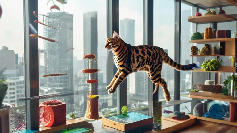 Gato Bengal: Instintos Selvagens no Apê